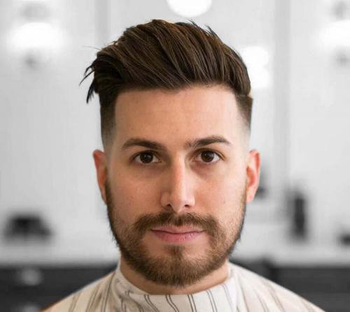 Мужские стрижки для полного лица с двойным подбородком. 21 прическа для мужчин с круглым лицом 2022