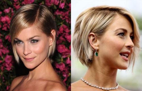 Каре на круглое лицо. Каре с челкой: фото 20