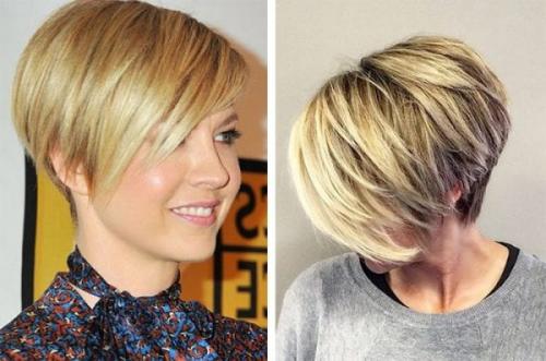 Каре на круглое лицо. Каре с челкой: фото