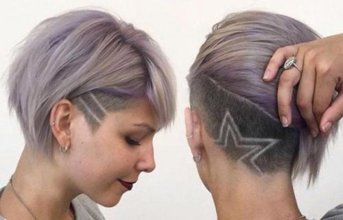 Каре на круглое лицо. Каре с челкой: фото 23