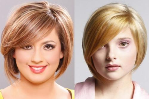 Прически для круглого лица на каждый день. Прически для круглого лица: модные советы, оригинальные варианты дизайна и советы по правильному выбору формы (90 фото)