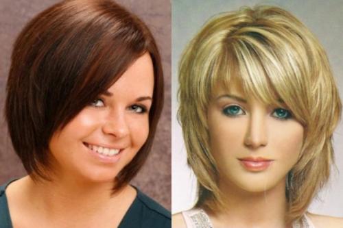 Прически для круглого лица на каждый день. Прически для круглого лица: модные советы, оригинальные варианты дизайна и советы по правильному выбору формы (90 фото)