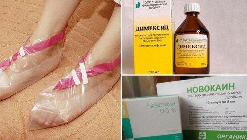 Димексид и новокаин Компресс пропорции.  Компресс с димексидом и новокаином  – 02