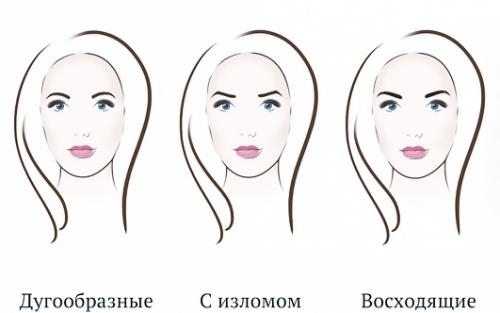 Как правильно измерить и определить идеальную форму бровей для моего лица. Онлайн подобрать форму бровей по фотографии