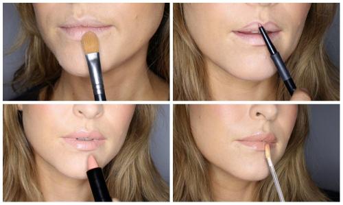 Какой роль играют акценты в макияже губ при увеличении их объема. Секреты макияжа для увеличения губ