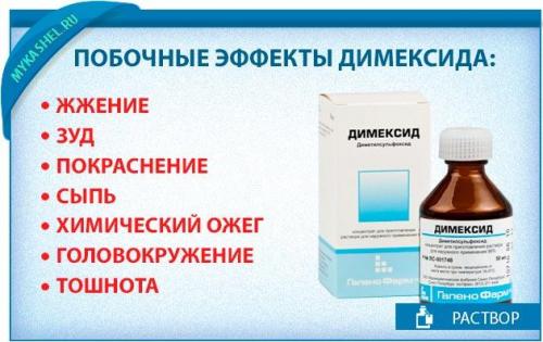 Как выбрать соотношение димексида и Новокаина для компресса. Сочетание с другими препаратами