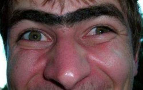 Как убрать излишки волос между бровями. Волосы на переносице у мужчин